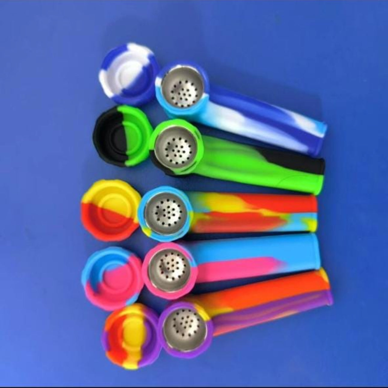 4” Silicon Hand Pipe - HP1070 - RK Quality Glass