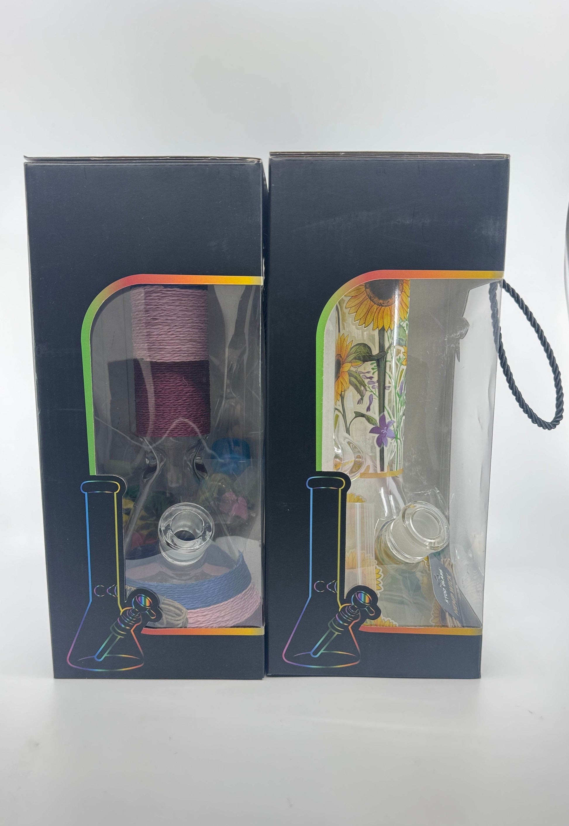 8 IN 1 Becker bong gift set 12” - WP247 - RK Quality Glass