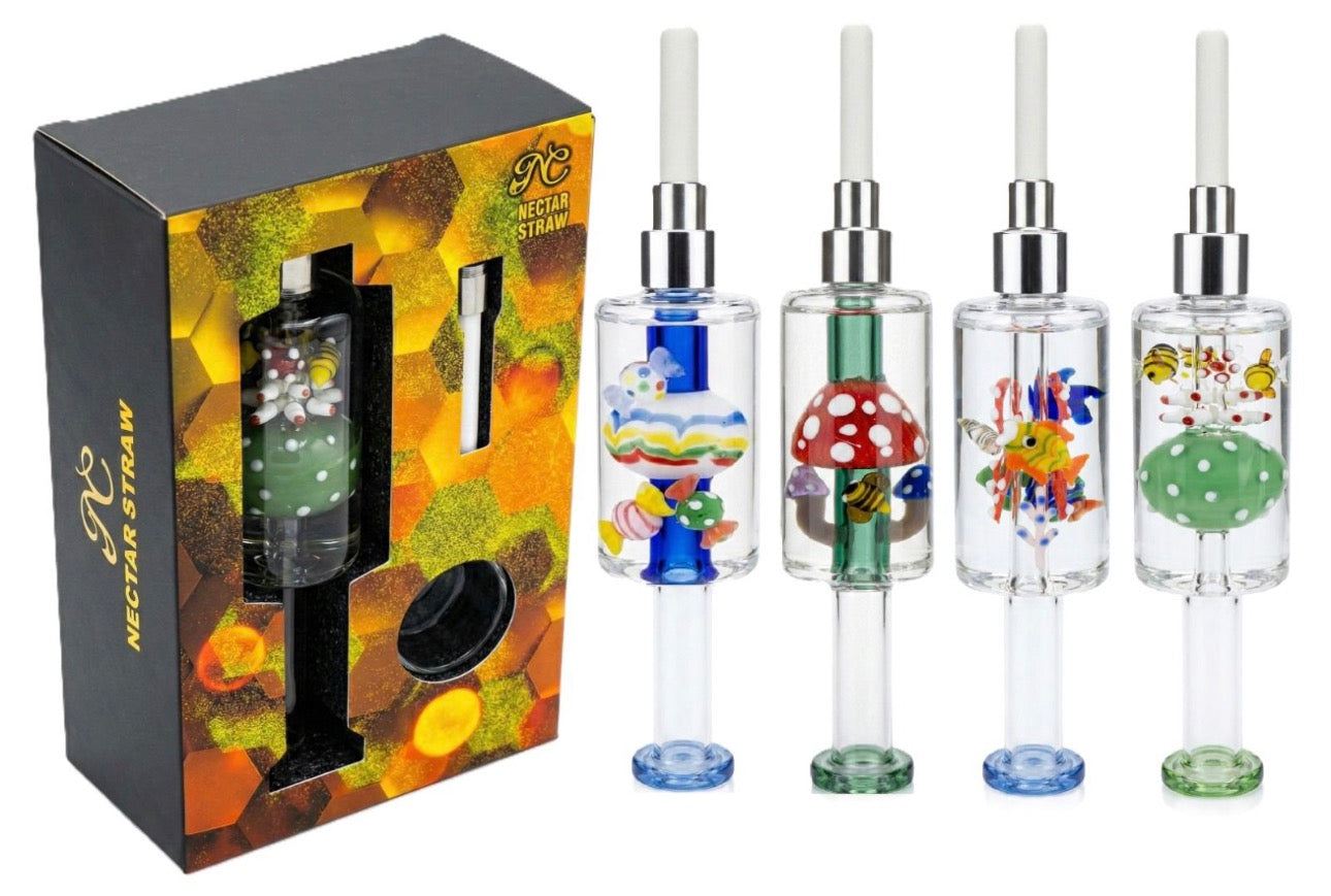 Nectar collector with liquid inside