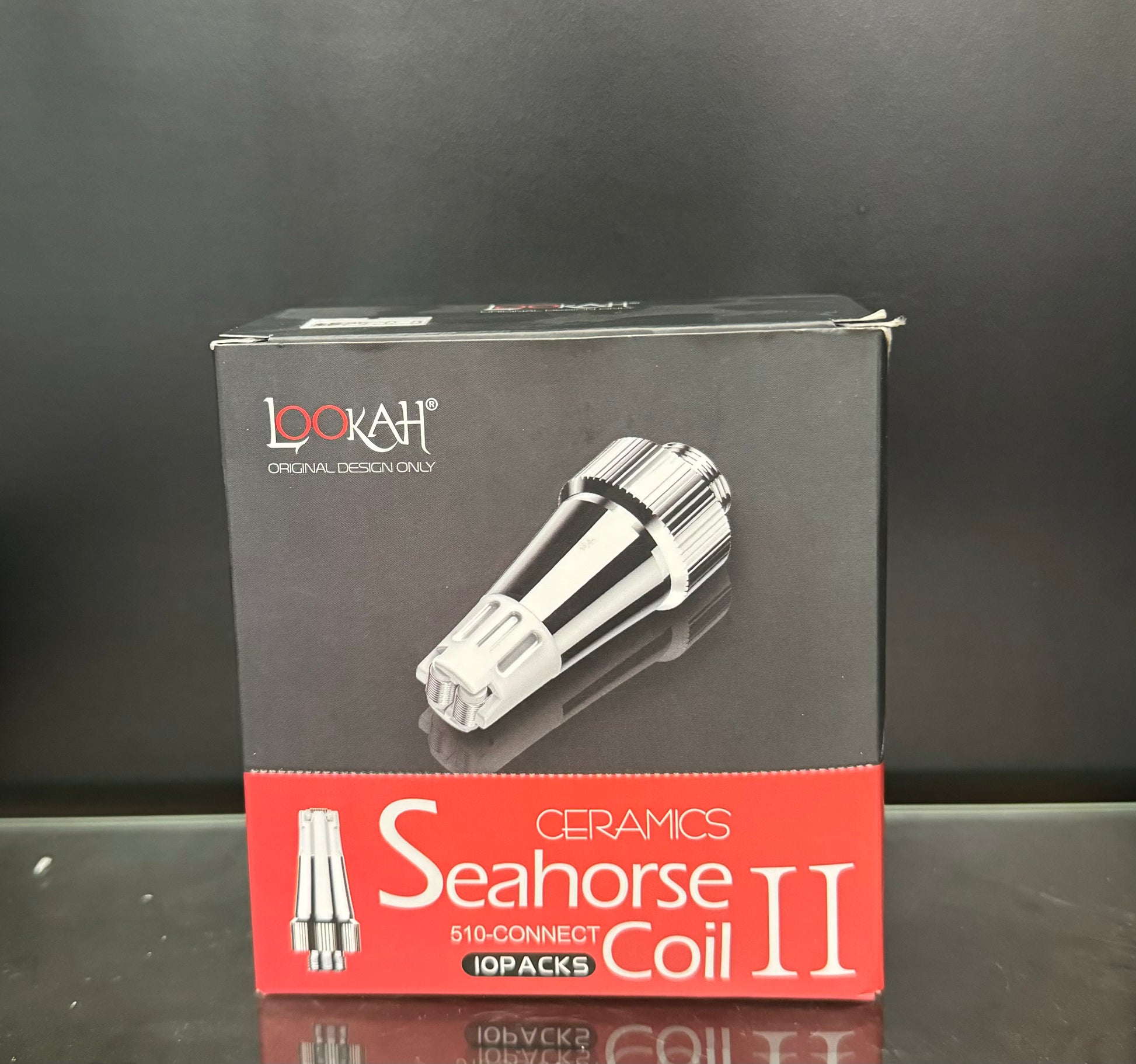 Ceramic seahorse coil 510 connect per count - BT102 - RK Quality Glass