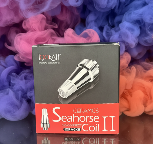 Ceramic seahorse coil 510 connect per count - BT102