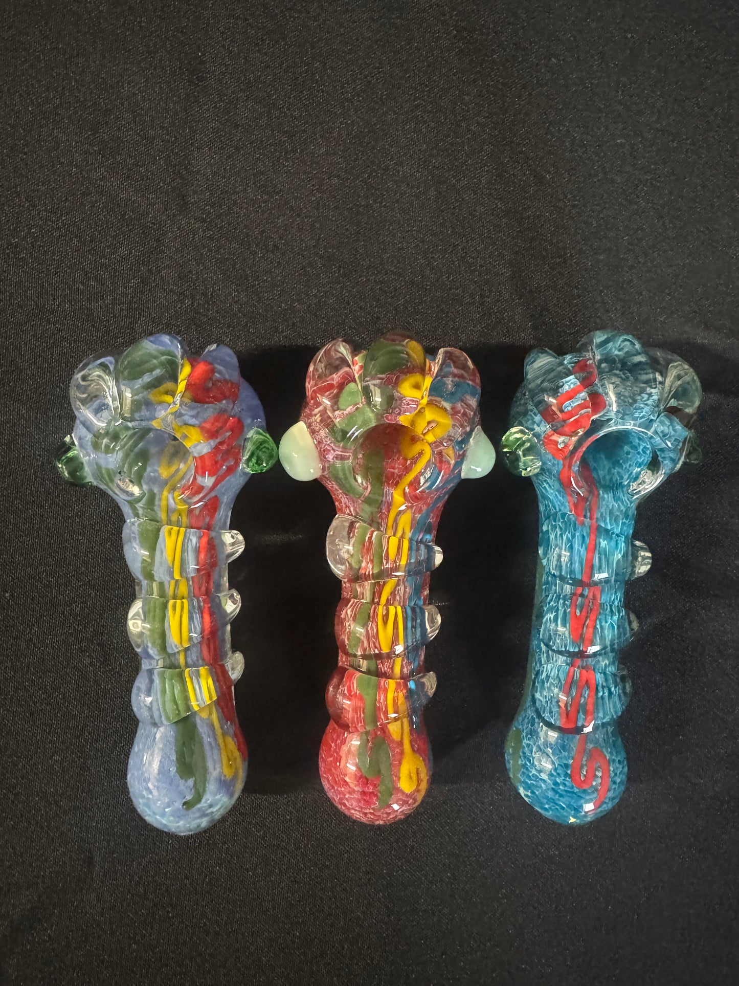 844 RKQG3 4”frit marble hand pipe
