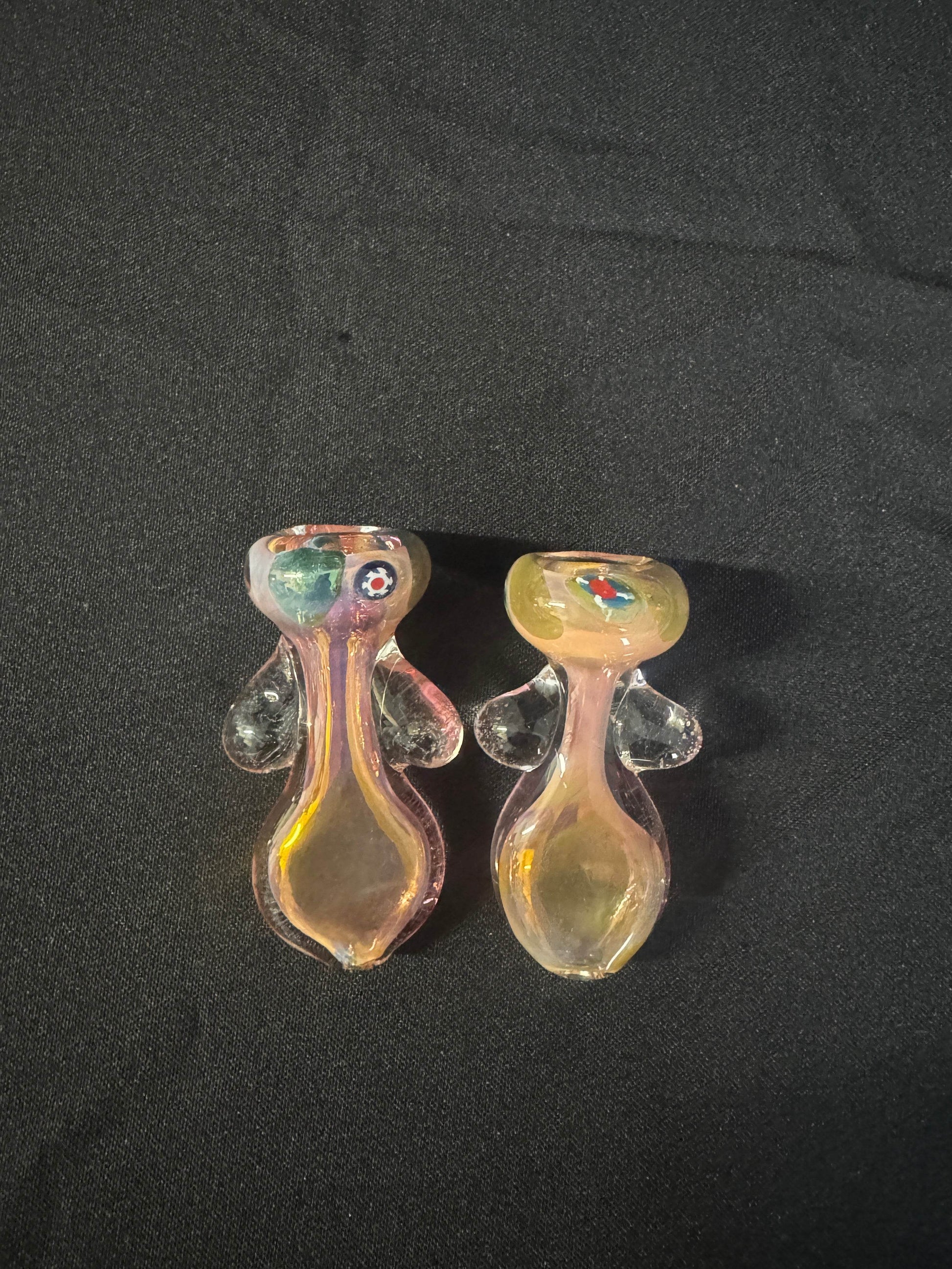 Gold fish one hitter hand pipe - OH118 - RK Quality Glass