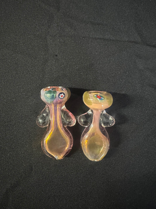 Gold fish one hitter hand pipe - OH118 - RK Quality Glass