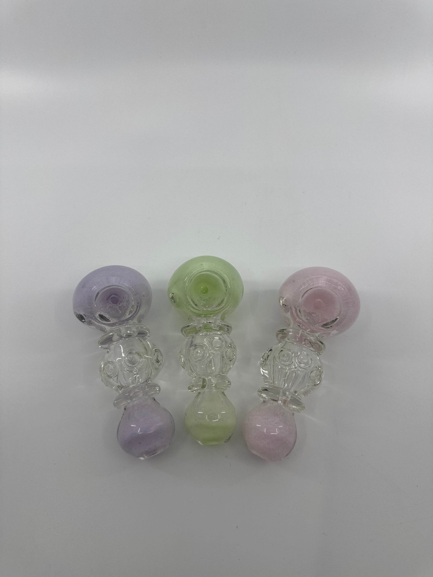 4.5” Slime heavy rim hand pipe - HP1036 - RK Quality Glass