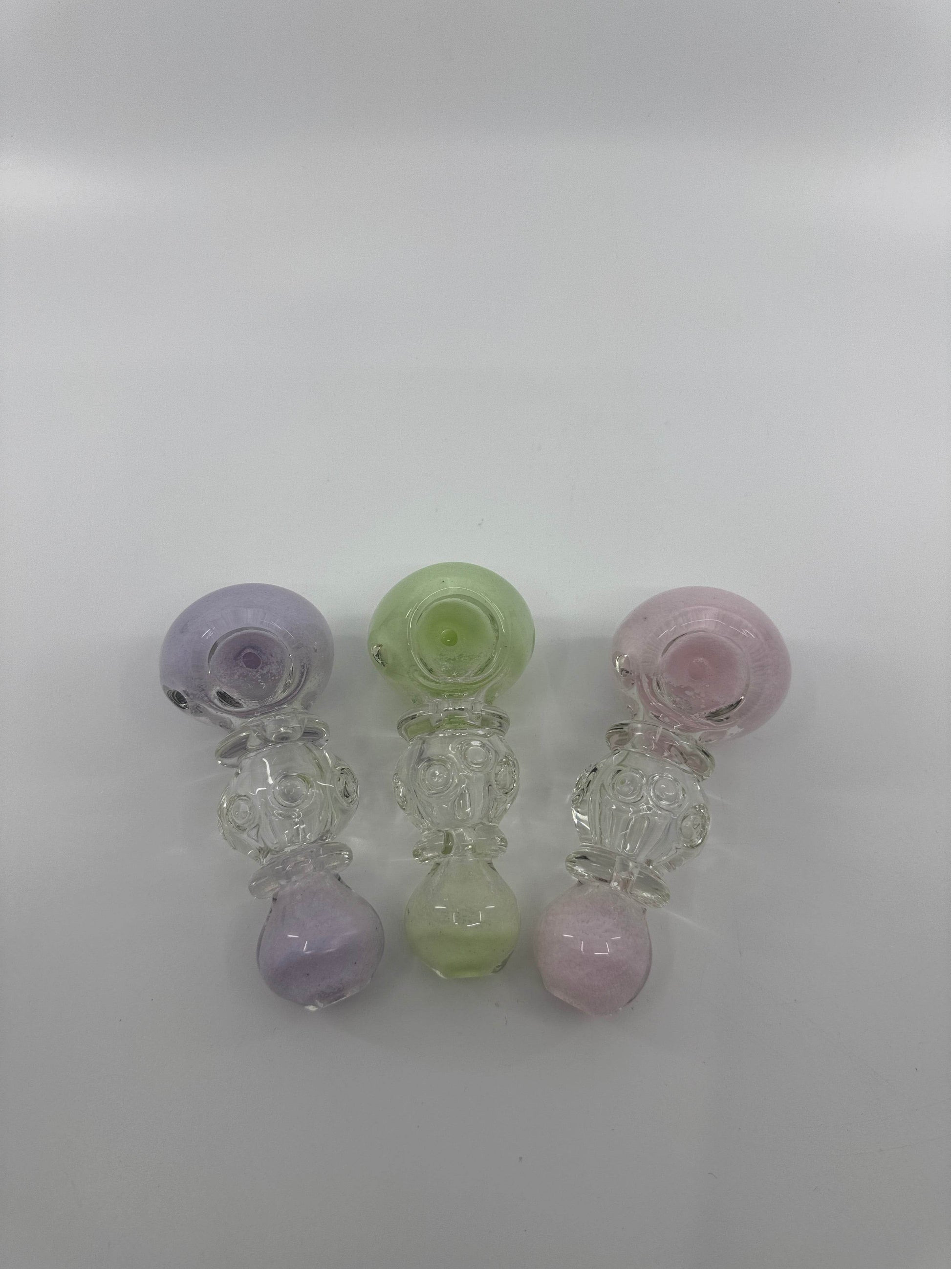 4.5” Slime heavy rim hand pipe - HP1036 - RK Quality Glass