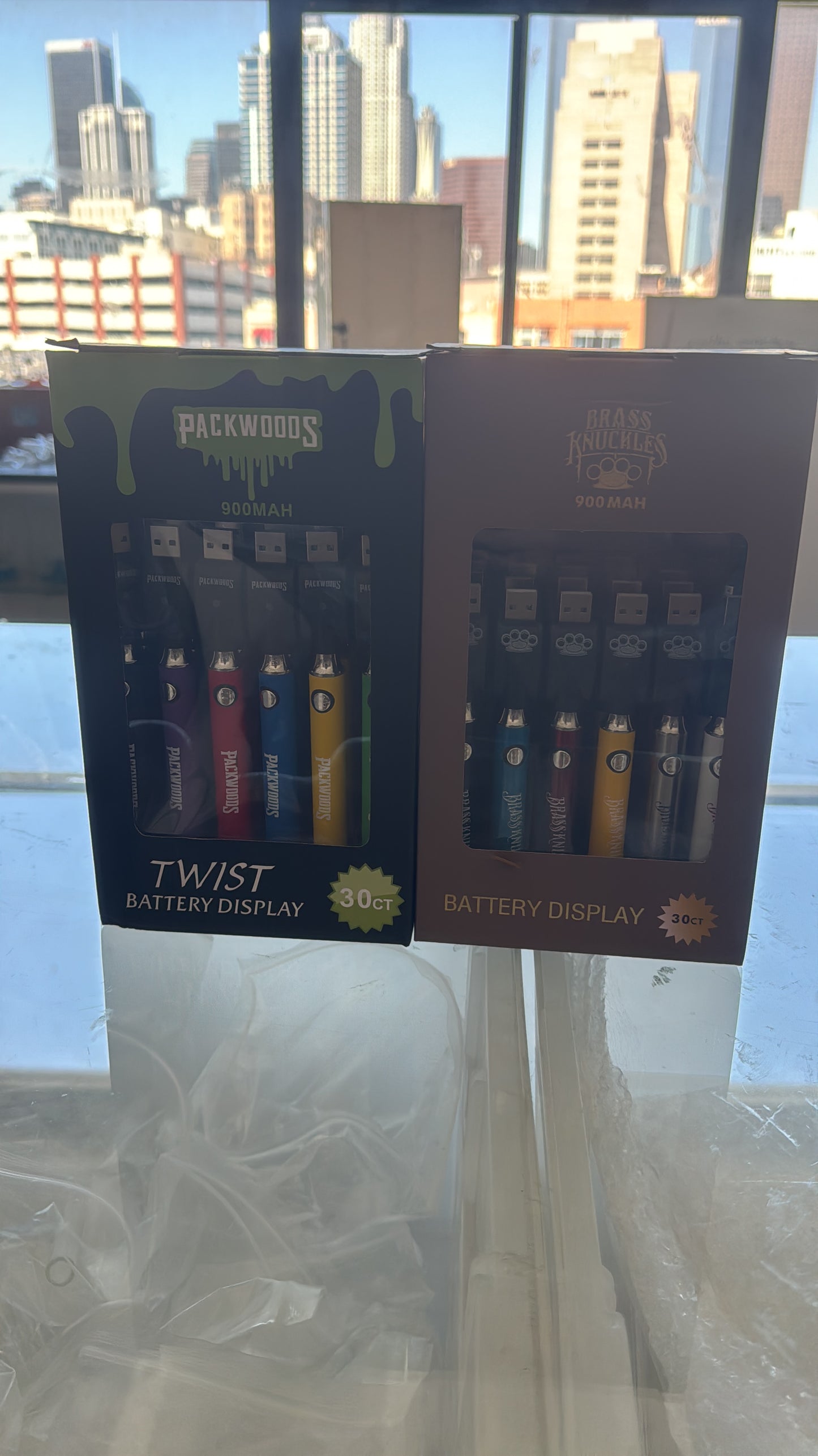 900MAH Battery Display 30 Count - BT101 - RK Quality Glass