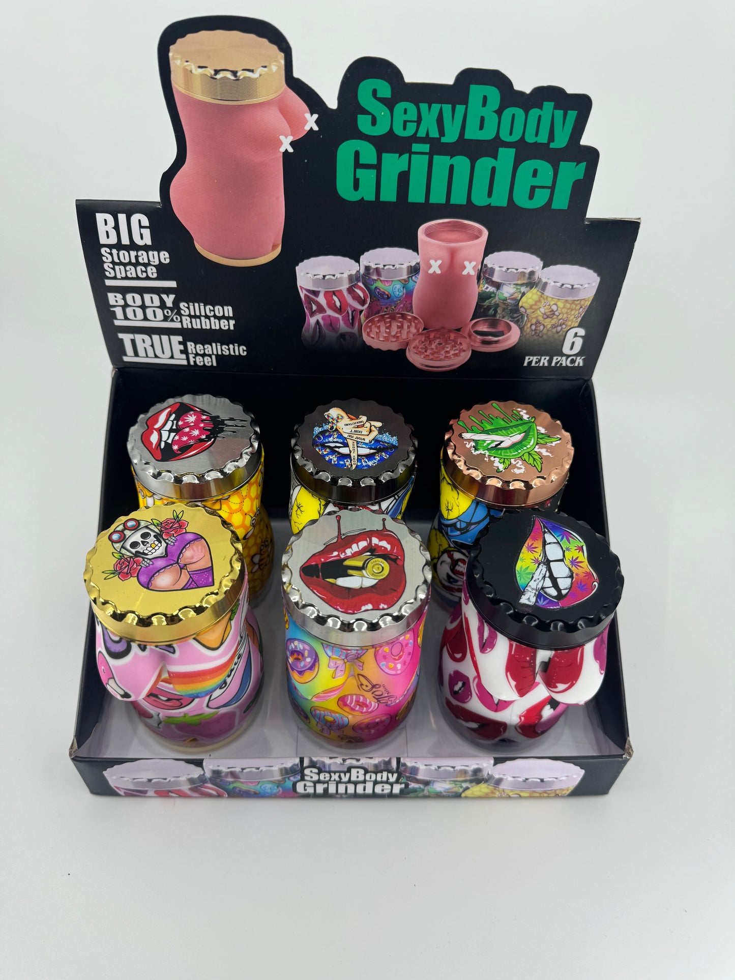 SEXY BODY GRINDER - GR117 - RK Quality Glass