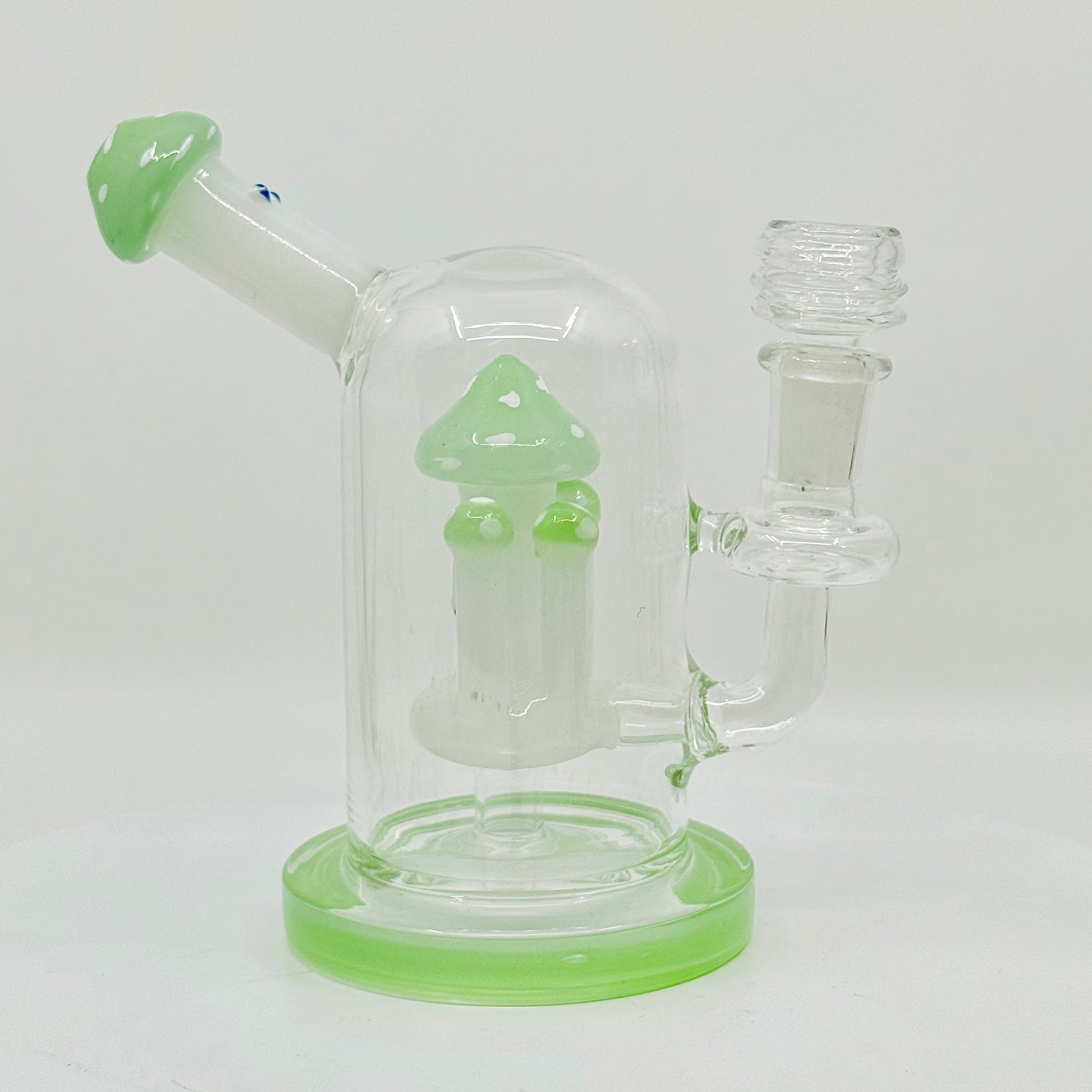 7" SIDE CARB MUSHROOM DAB RIG - WP251 - RK Quality Glass