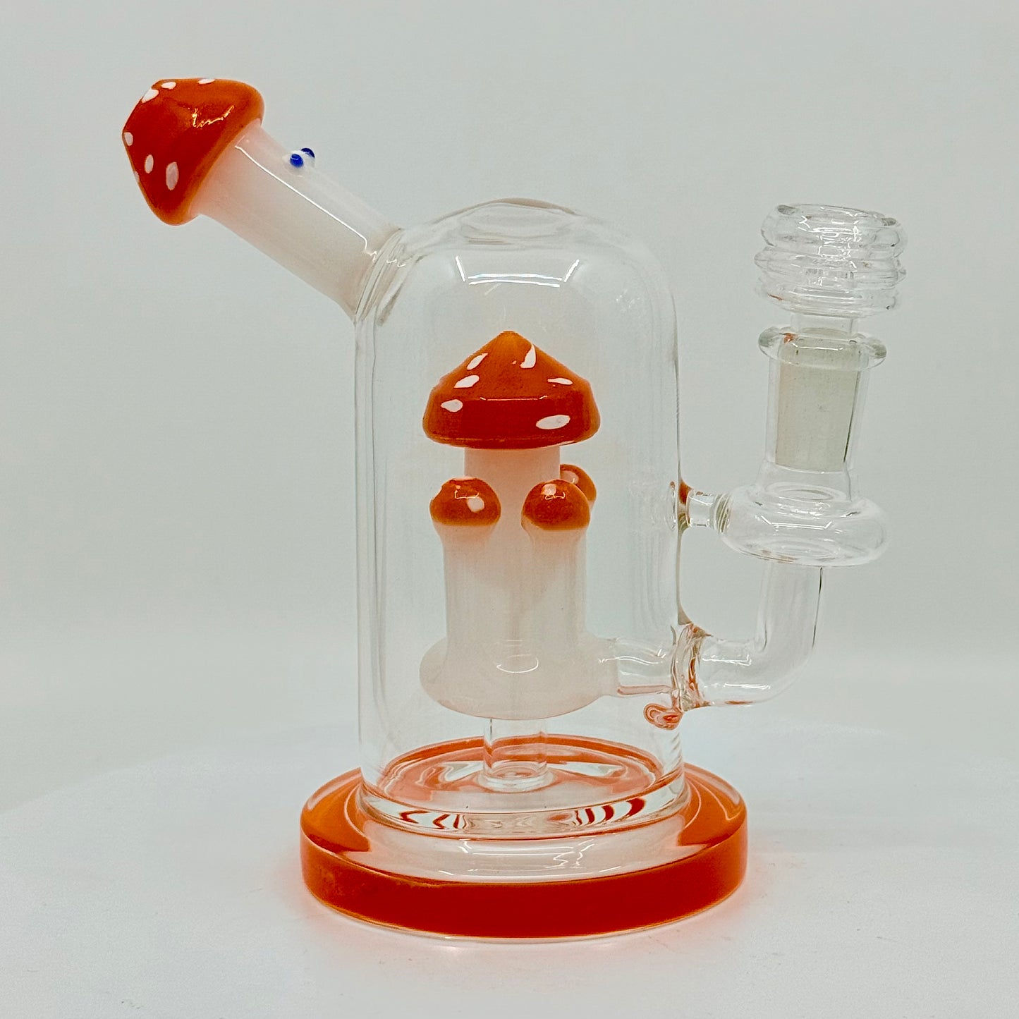 7" SIDE CARB MUSHROOM DAB RIG - WP251 - RK Quality Glass