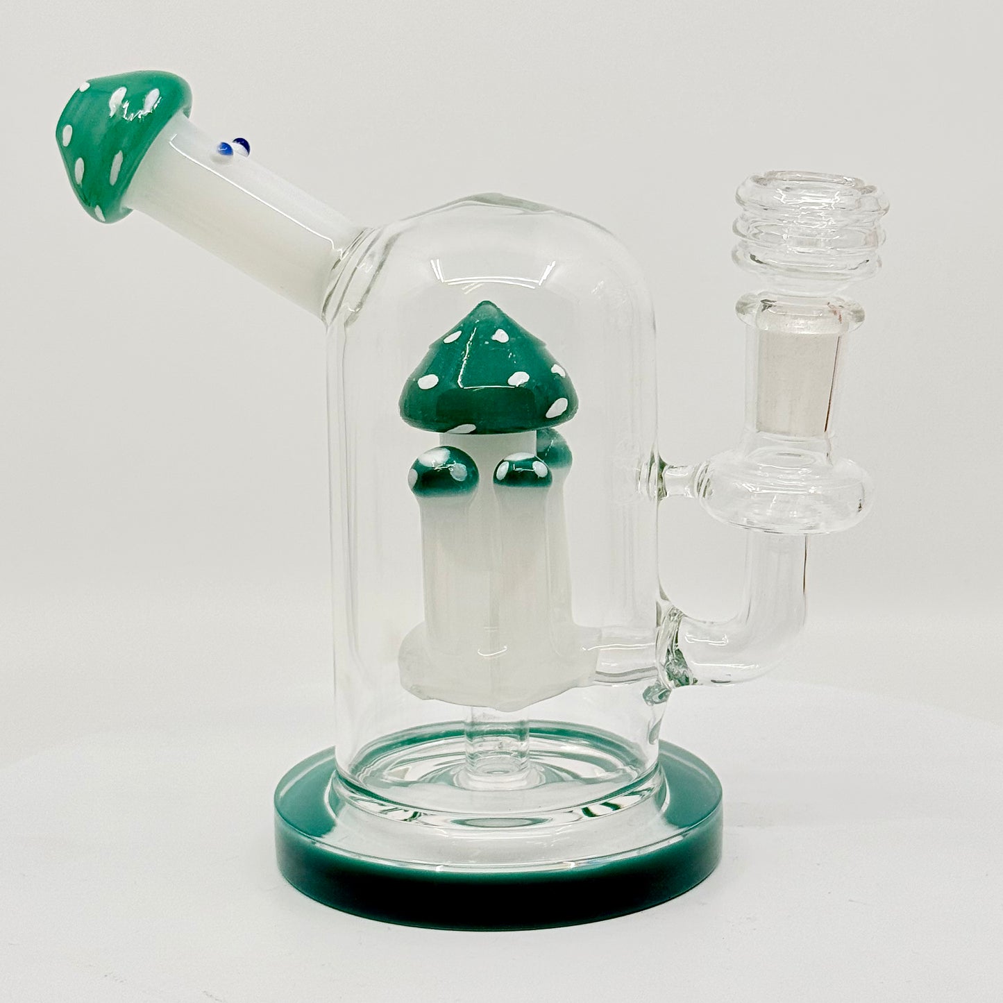 7" SIDE CARB MUSHROOM DAB RIG - WP251 - RK Quality Glass