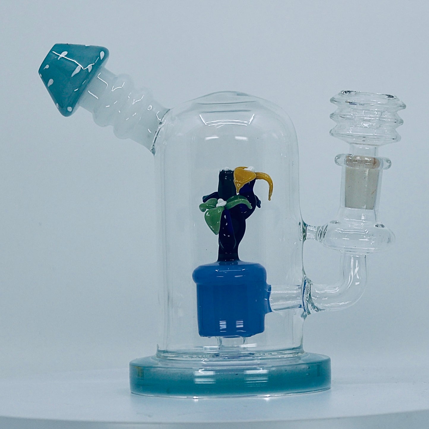 6" flower insert dab rig