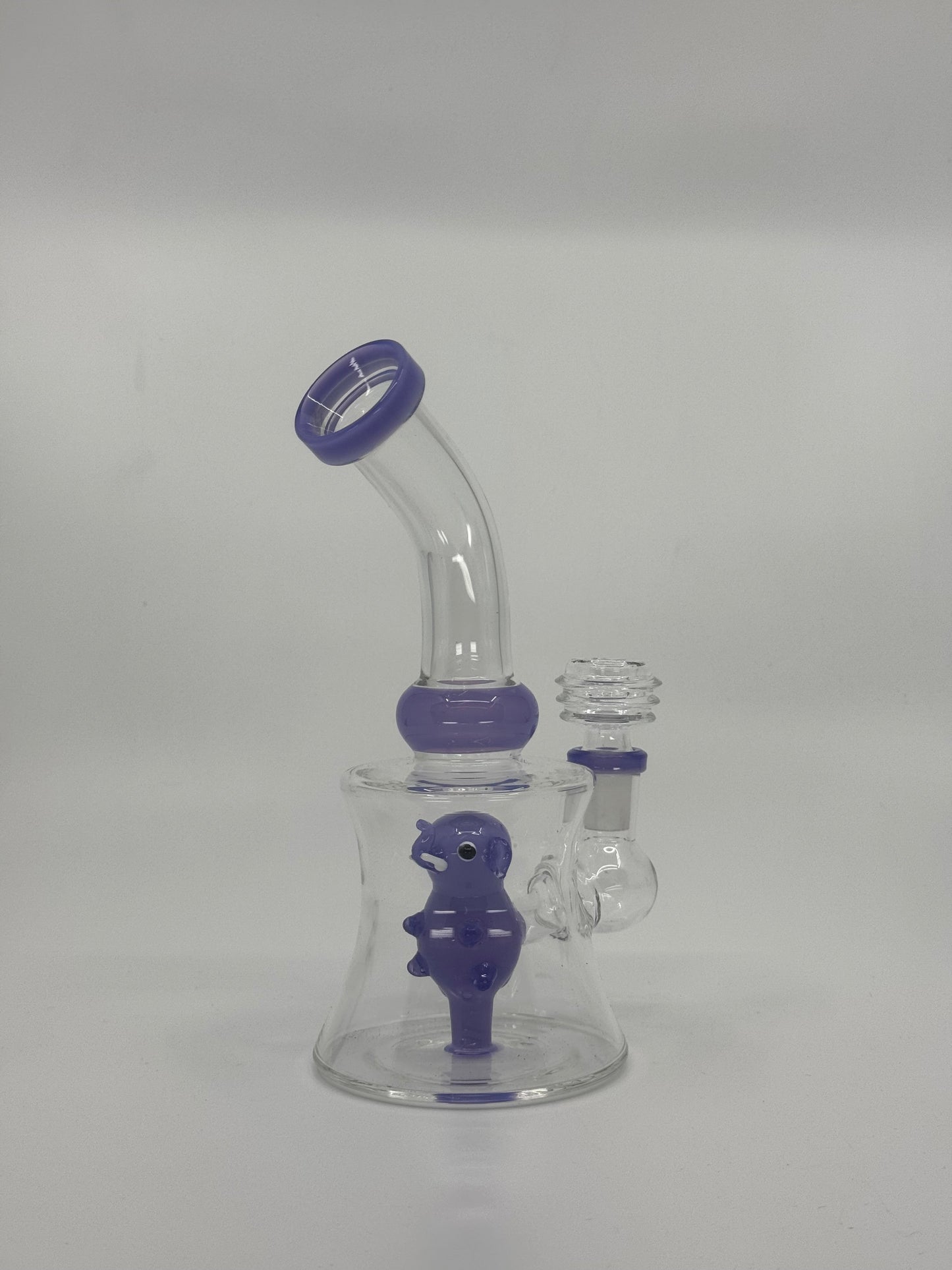 RK Quality Glass Character Art Slime Bent Dab Rig - RK Quality Glass