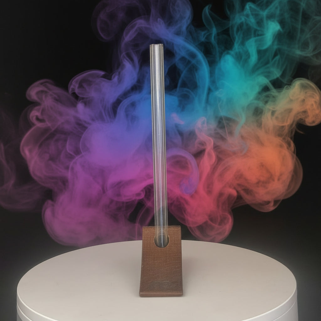 RK Quality Glass 8 Inch Clear Glass Tube for Smoking - RK Quality Glass