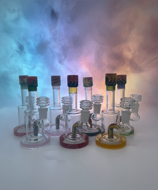 Color Art Mini Dab Rig 6 Inch Wholesale - RK Quality Glass