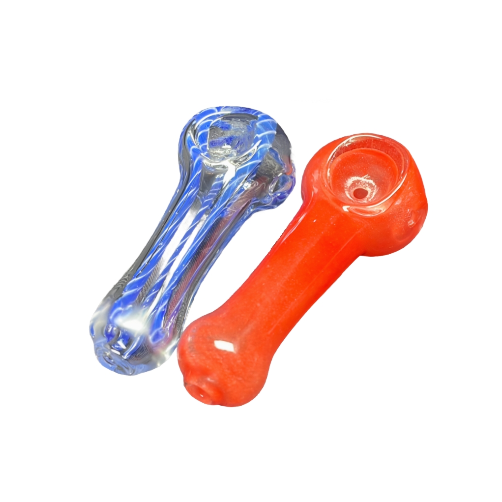 RK Quality Glass Color Twisting Hand Pipe Set - RK Quality Glass