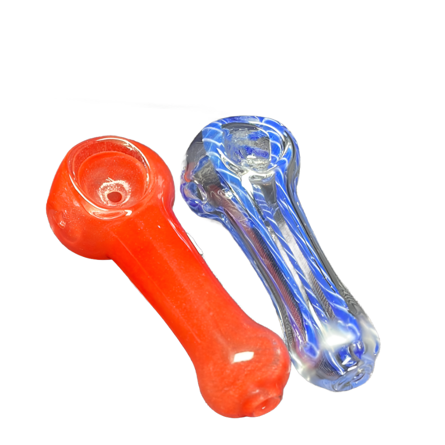 RK Quality Glass Color Twisting Hand Pipe Set - RK Quality Glass