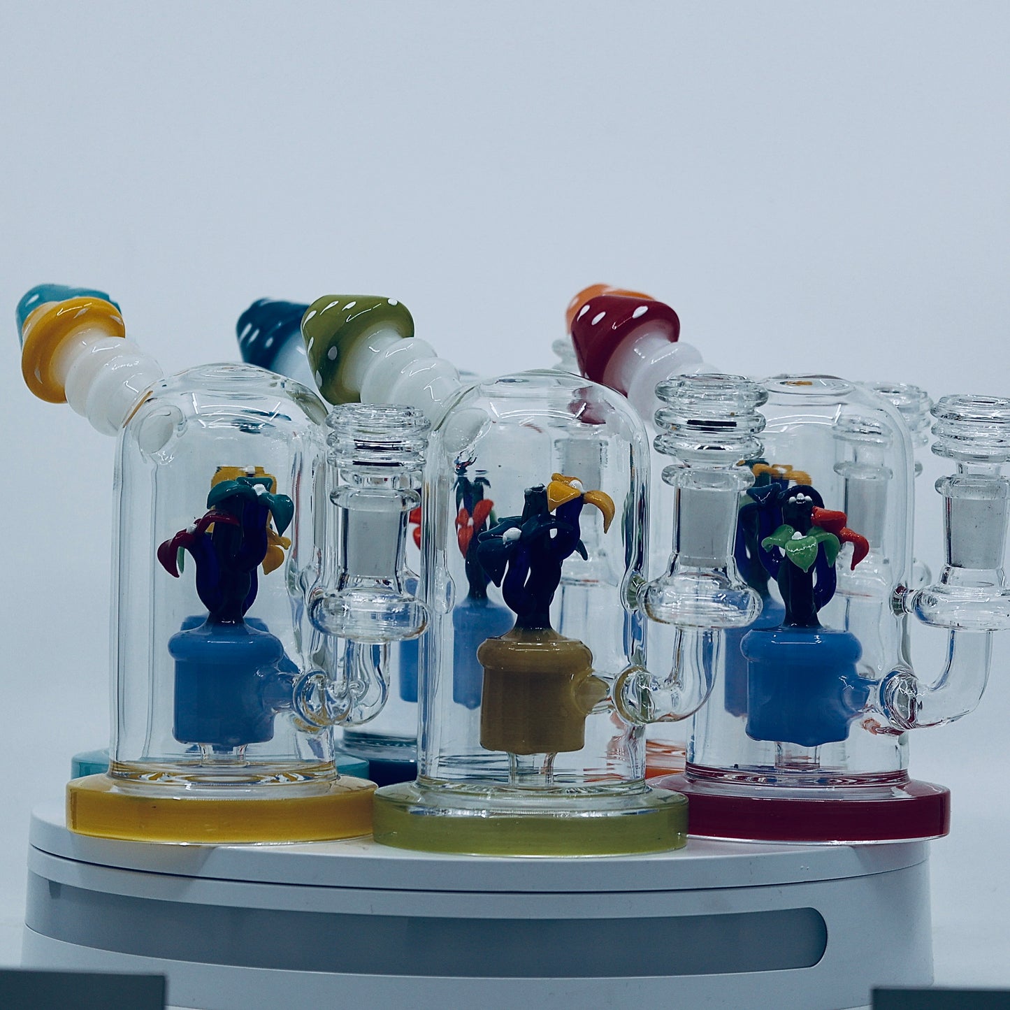 6" flower insert dab rig