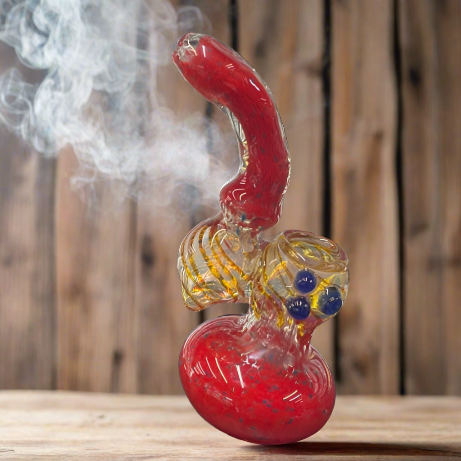 RK Quality Glass 7 Inch Glass Bubbler Pipe - RK Quality Glass