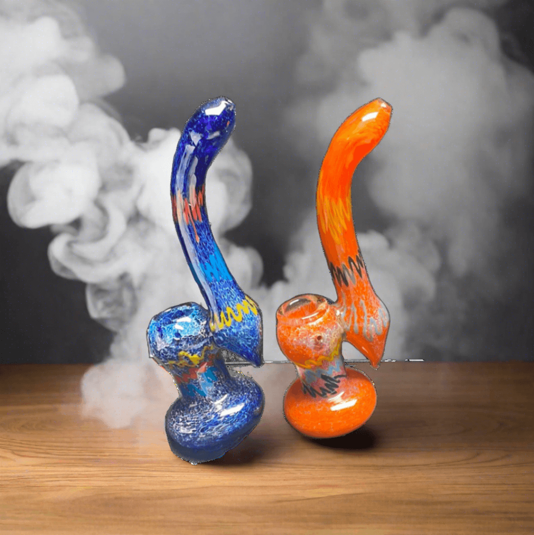 Frit Glass Bubbler Pipe - BU102 - RK Quality Glass
