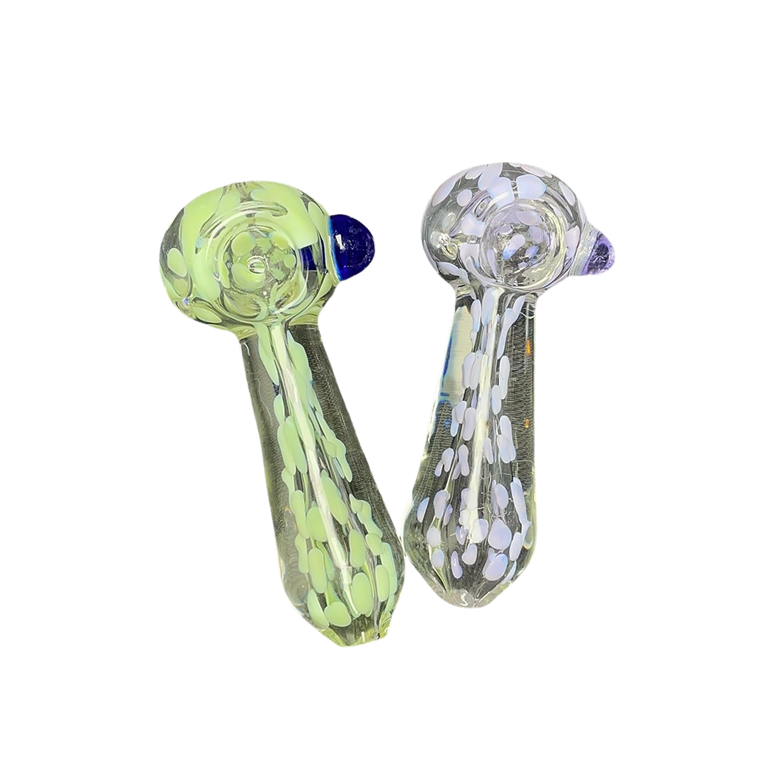 4.5" 120gm color dot mix hand pipe