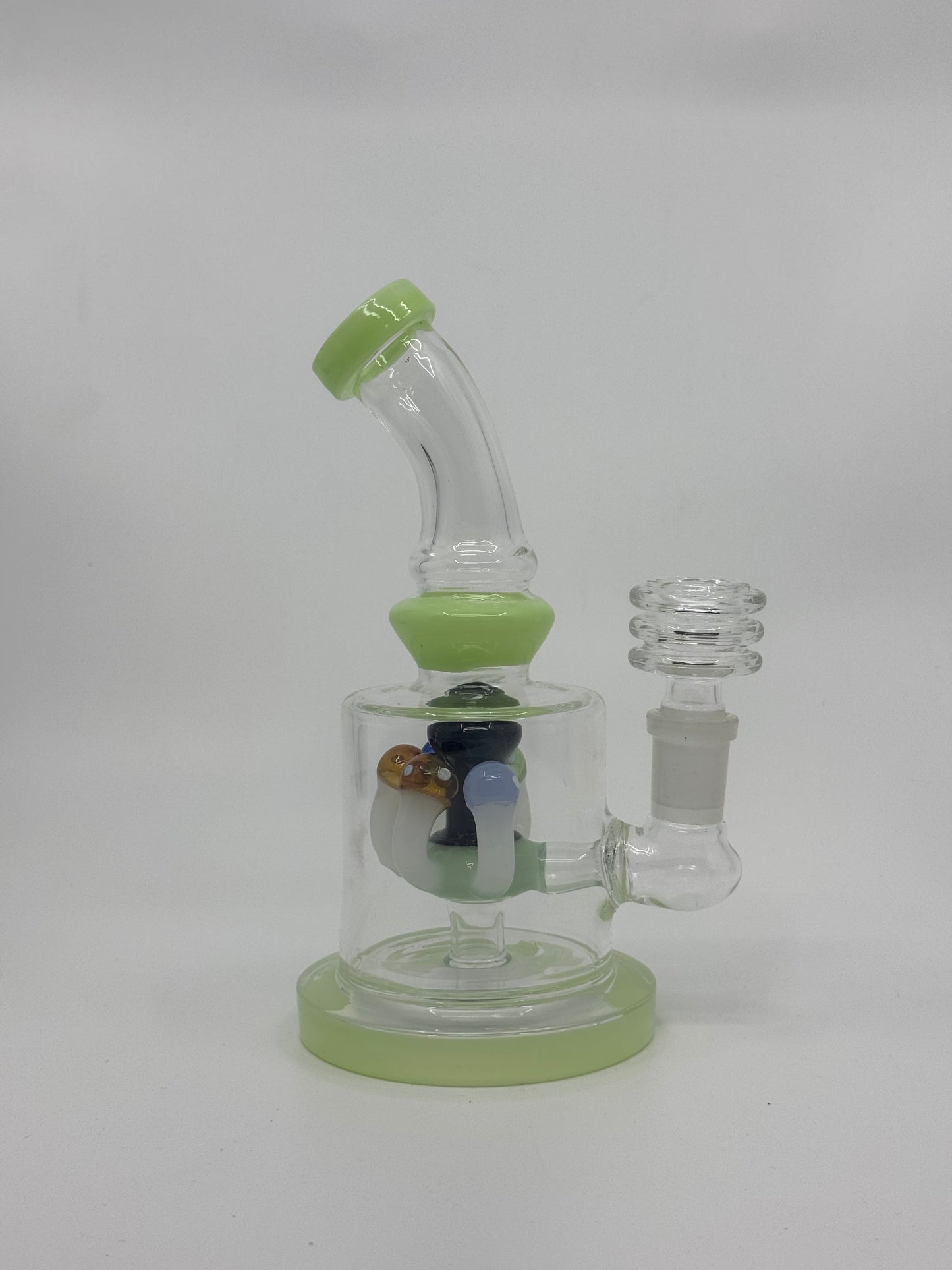 RK Quality Glass Mushroom Bent Dab Rig - Premium Design - RK Quality Glass