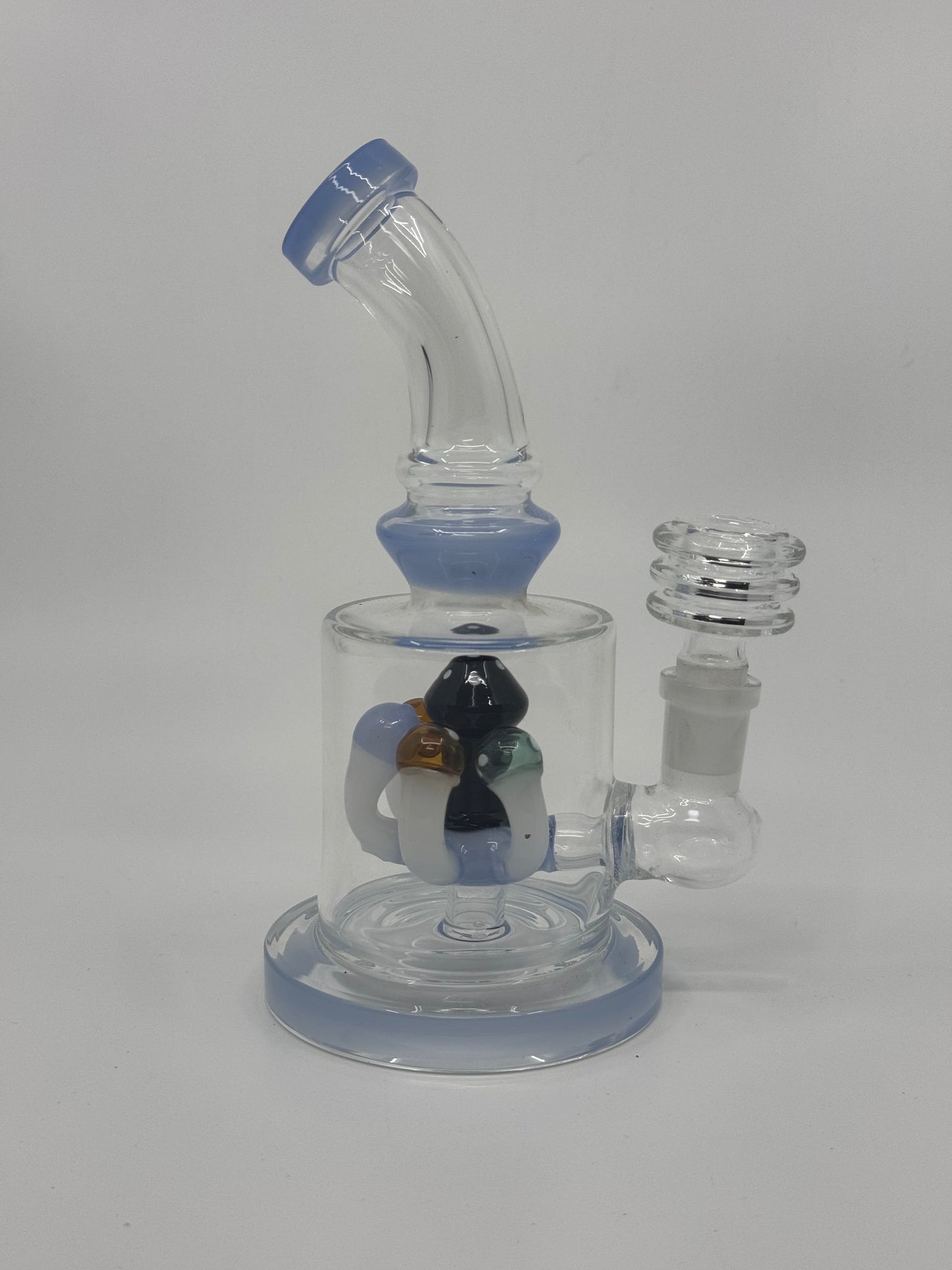 RK Quality Glass Mushroom Bent Dab Rig - Premium Design - RK Quality Glass