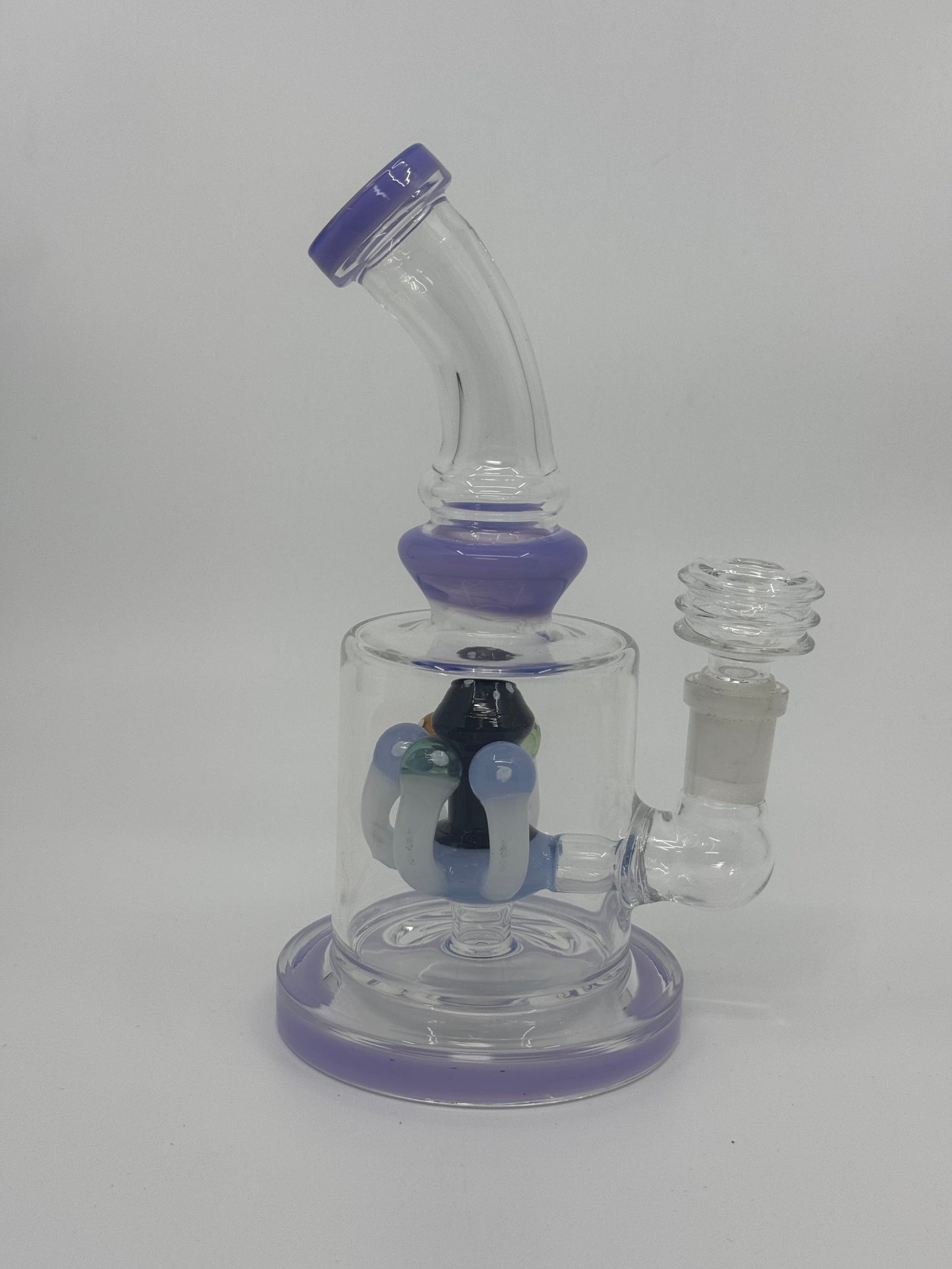 RK Quality Glass Mushroom Bent Dab Rig - Premium Design - RK Quality Glass