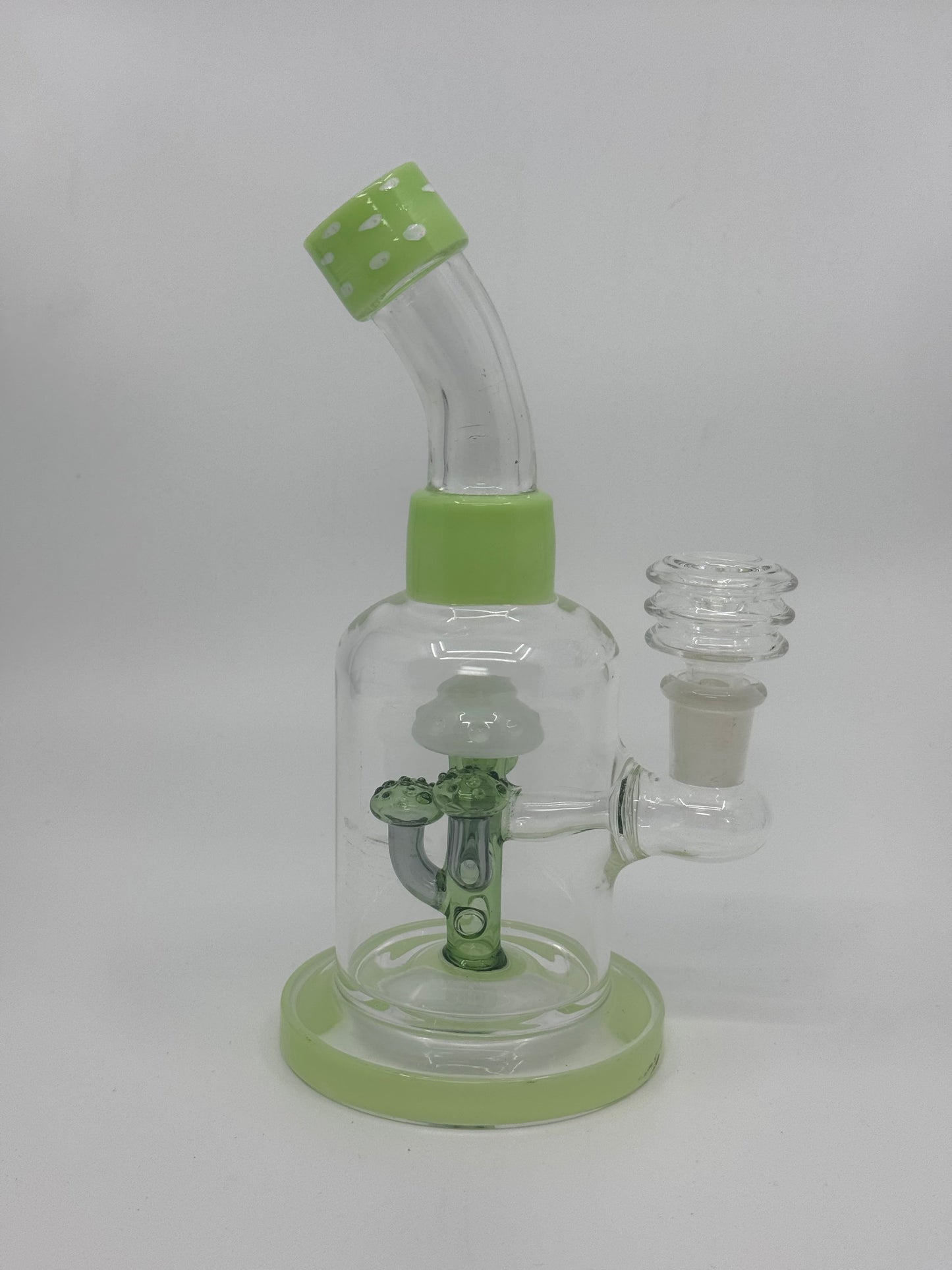 RK Quality Glass Water Pipe with Green Accents for Wholsell smokeshop at Rkqualityglass.com