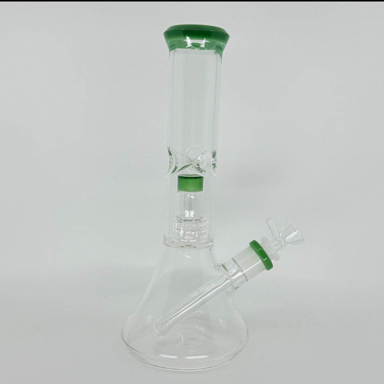 RK Quality Glass Swiss Showerhead Bong - Premium Design - RK Quality Glass