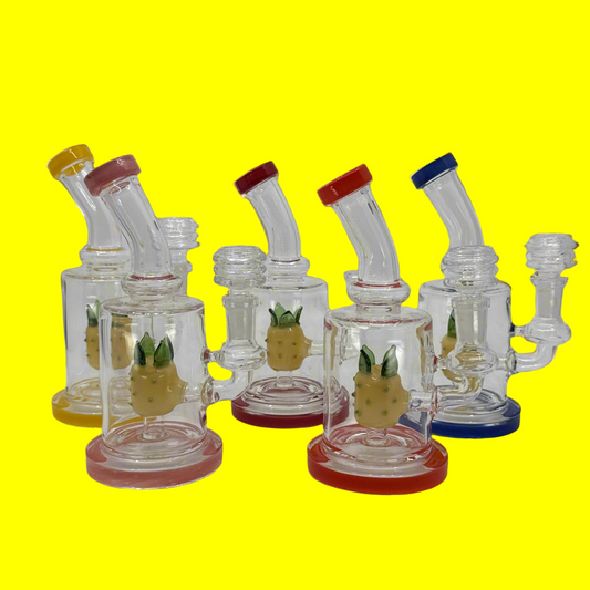 RK Quality Glass Pineapple Shower Head Dab Rig - Wholsell Smokeshop