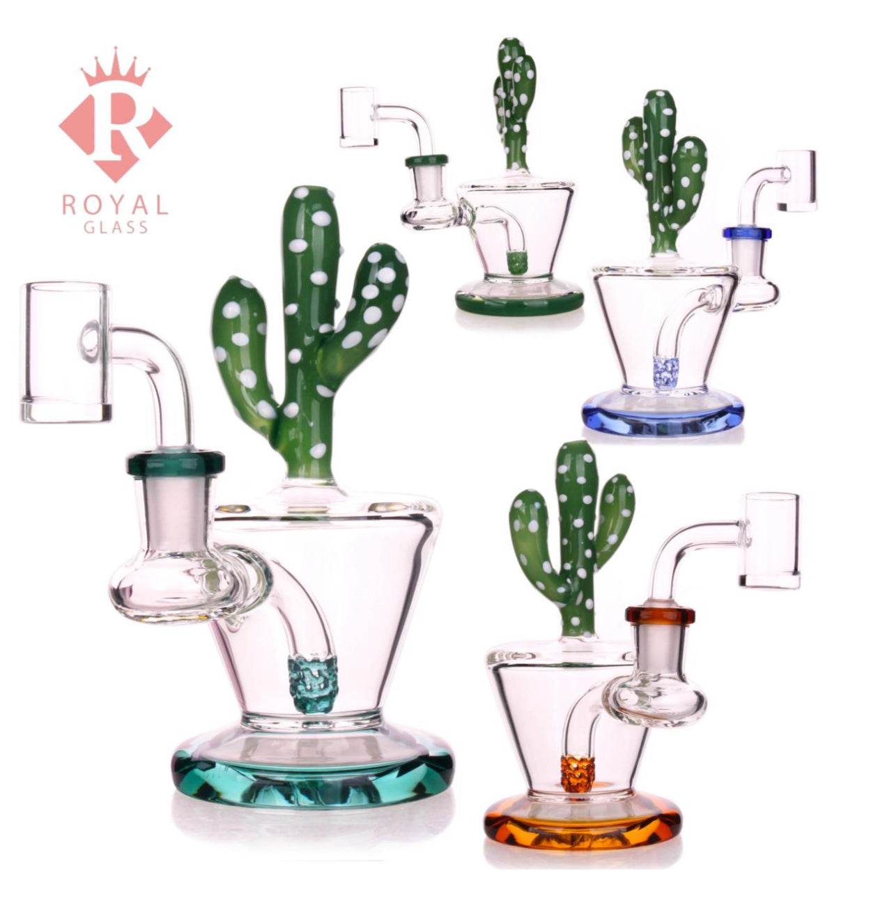RK Quality Glass Cactus Bongs - Wholesell smokeshop - RK Quality Glass