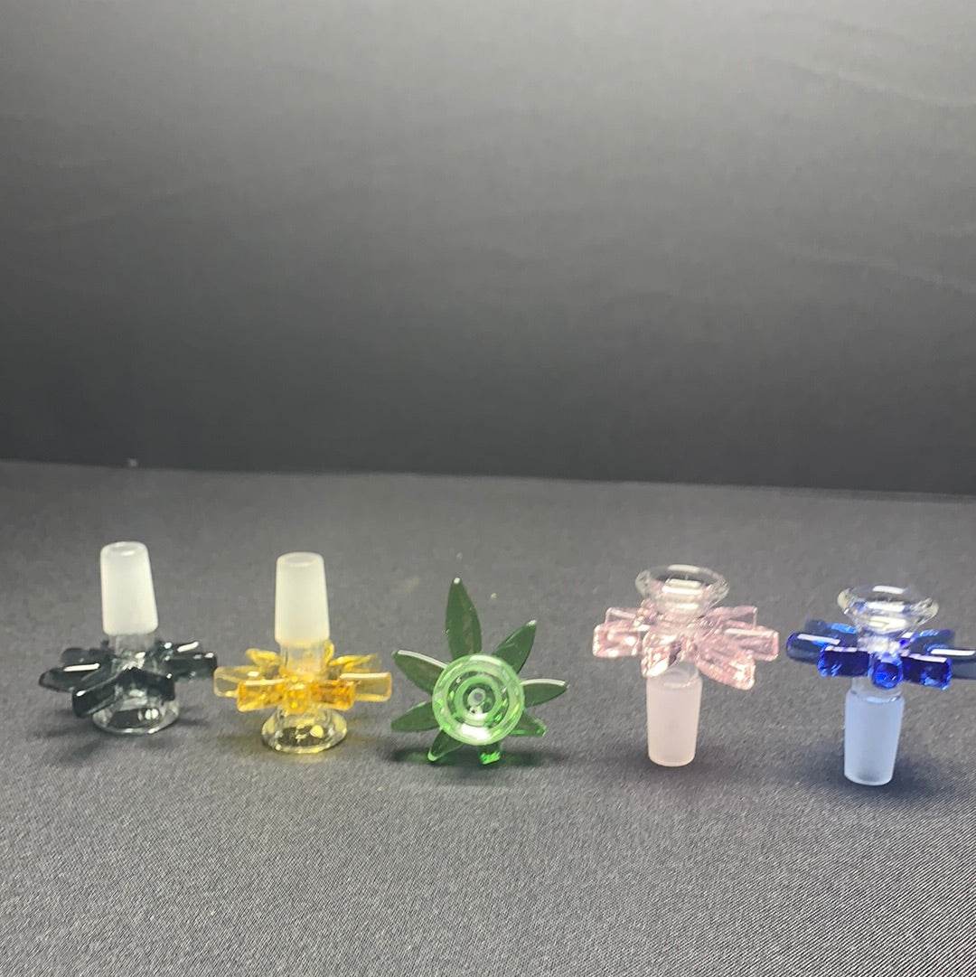 RK Quality Glass 14mm Glass Flower Bowl Set - Colorful Designs - RK Quality Glass