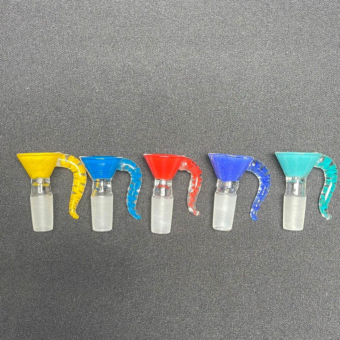 RK Quality Glass 14mm Glass Horn Bowl for Bongs - RK Quality Glass