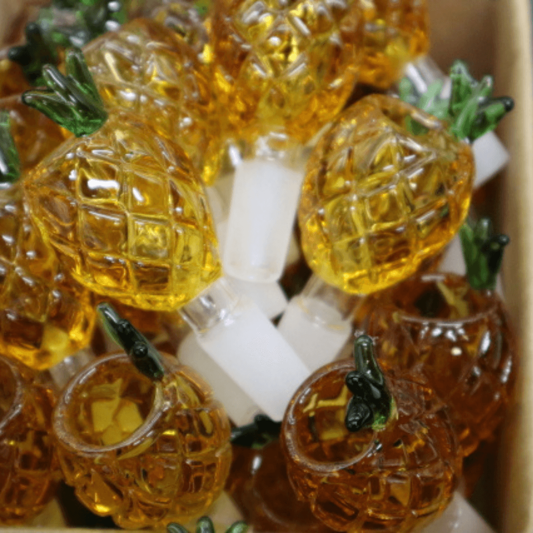 RK Quality Glass 14mm Pineapple Glass Bowl - Premium Smoke Accessory - RK Quality Glass