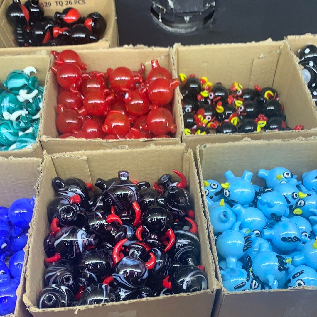 RK Quality Glass Colorful Airflow Carb Cap for Dab Rigs - RK Quality Glass