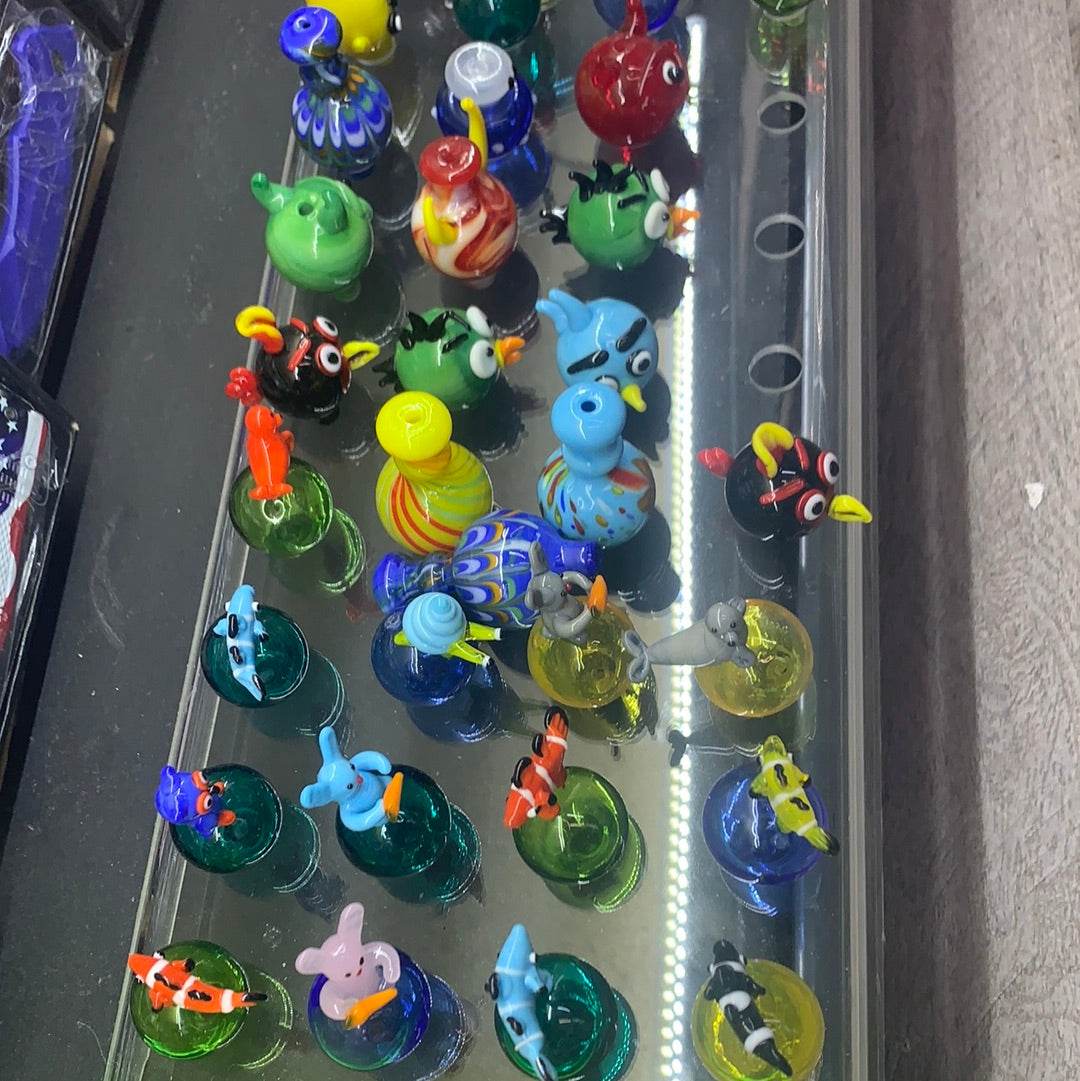 RK Quality Glass Colorful Airflow Carb Cap for Dab Rigs - RK Quality Glass