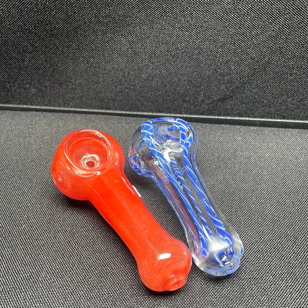 RK Quality Glass Color Twisting Hand Pipe Set - RK Quality Glass