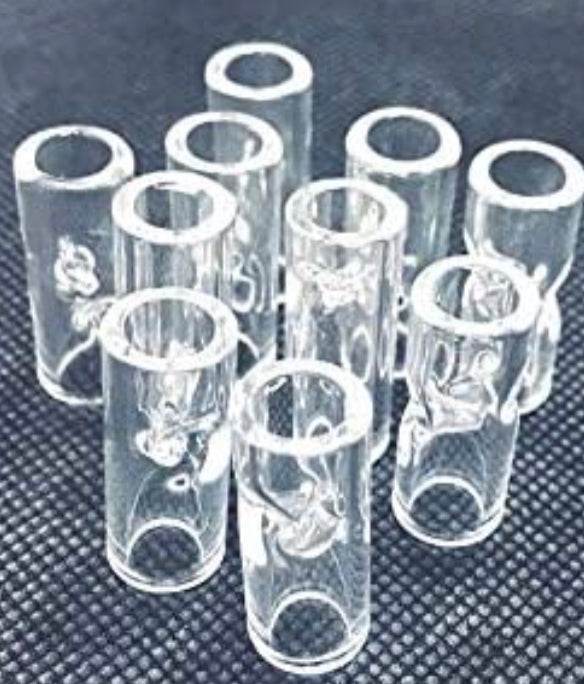 RK Quality Glass 12mm Glass Tips Wholesale Pack - RK Quality Glass