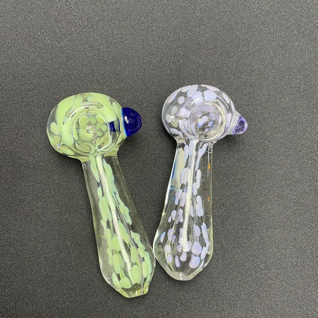 4.5" 120gm color dot mix hand pipe
