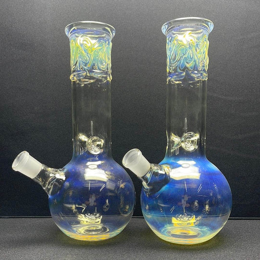 10” American Made fumed bowl beaker bong - WP151 - RK Quality Glass