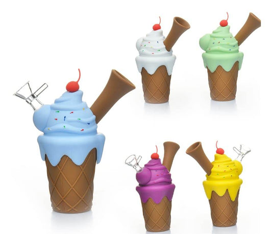 silicone ice cream dab rig - WP160 - RK Quality Glass