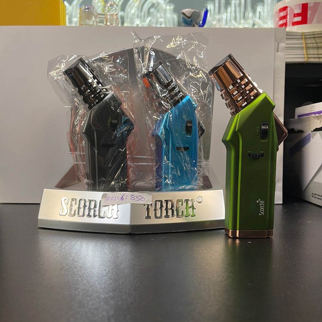 Scorch Torch Lighter Model 61603 - TORCH116 ( 6CT Per Display ) - RK Quality Glass
