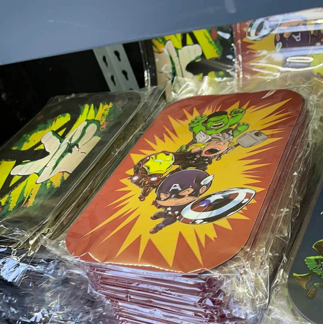 Smoking Accessory Tray with Cover - TR001 - RK Quality Glass