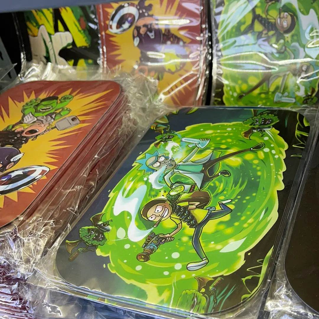 Smoking Accessory Tray with Cover - TR001 - RK Quality Glass