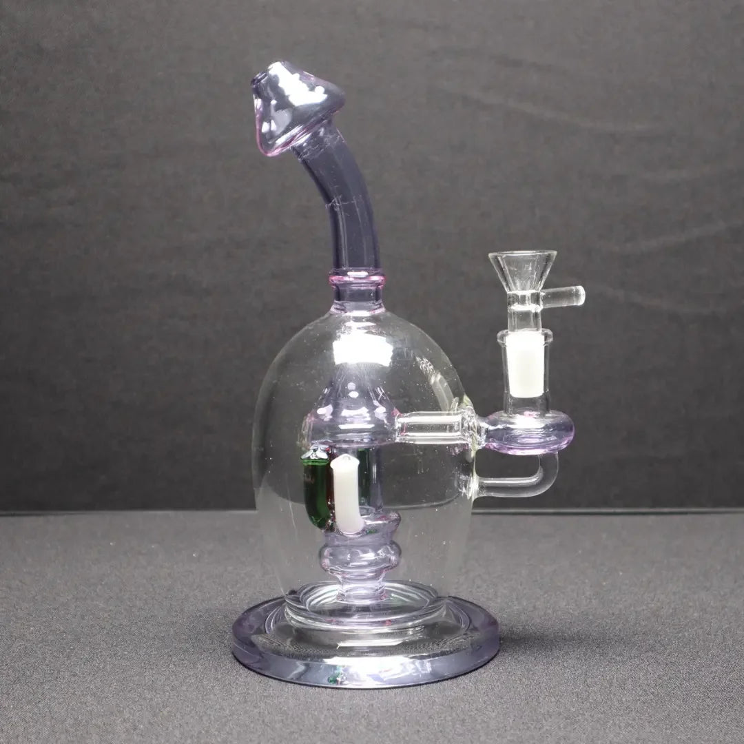 RK Quality Glass Mushroom Showerhead Perc Dab Rig - RK Quality Glass