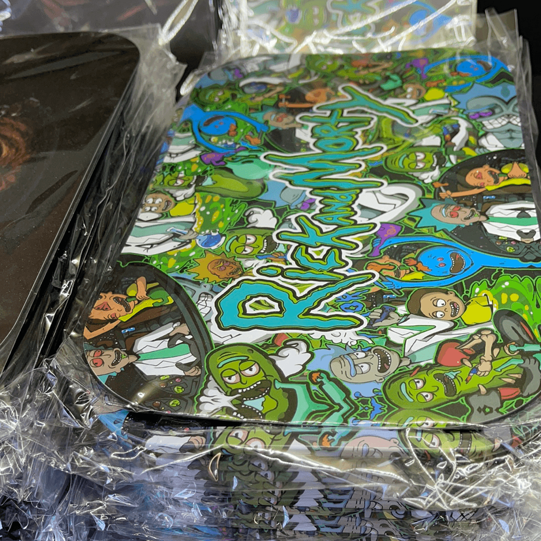 Smoking Accessory Tray with Cover - TR001 - RK Quality Glass