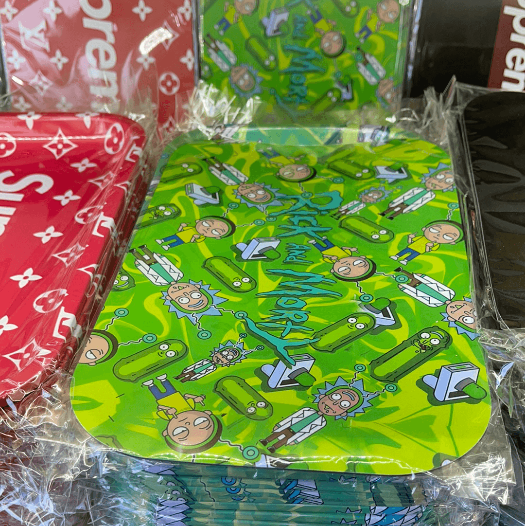 Smoking Accessory Tray with Cover - TR001 - RK Quality Glass