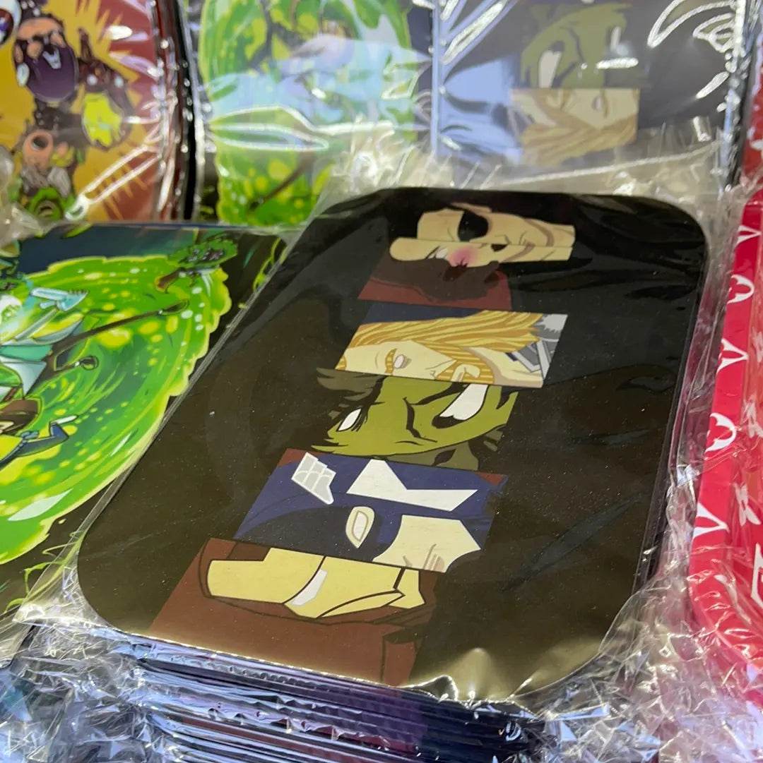 Smoking Accessory Tray with Cover - TR001 - RK Quality Glass