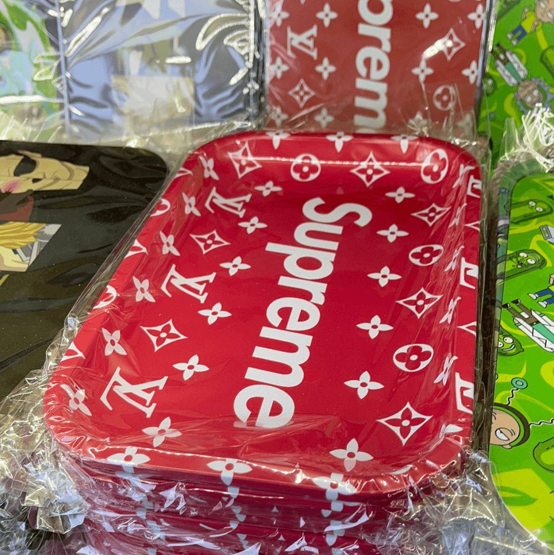 Smoking Accessory Tray with Cover - TR001 - RK Quality Glass